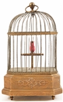 KARL GRIESBAUM KEN-D AUTOMATON SINGING BIRD IN CAGE