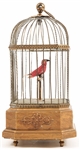 KARL GRIESBAUM KEN-D AUTOMATON SINGING BIRD IN CAGE