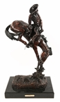 "OUTLAW" AFTER FREDERIC REMINGTON BRONZE SCULPTURE