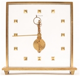 LECOULTRE 16 JEWELS TABLE CLOCK