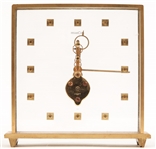 LECOULTRE 16 JEWELS TABLE CLOCK