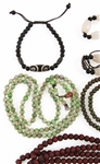 TIBETAIN STONE PRAYER BEADS, WOOD BEAD NECKLACES & MORE