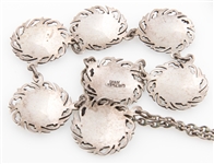 WOMEN'S STERLING SILVER SIAM EARRINGS, BROOCH, NECKLACE