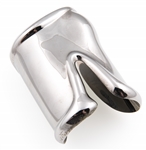 TIFFANY & CO. ELSA PERETTI LARGE BONE CUFF IN CHARCOAL