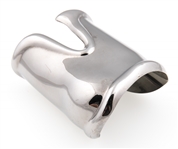 TIFFANY & CO. ELSA PERETTI LARGE BONE CUFF IN CHARCOAL