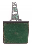 FLORAL PIETRA DURA BLACK OBELISK