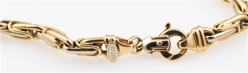 14K YELLOW GOLD THICK LINK CHAIN - 16.5