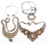 COSTUME JEWELRY PECTORAL PENDANT NECKLACES & BRACELET