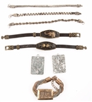 COSTUME JEWELRY BRACELETS, PENDANTS - LOT OF 10