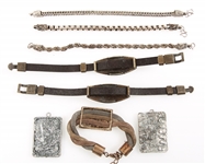 COSTUME JEWELRY BRACELETS, PENDANTS - LOT OF 10