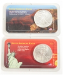 UNITED STATES SILVER 1 OUNCE EAGLES - 1991 & 1993