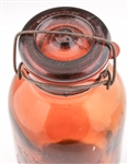 1/2 GALLON LIGHTNING FRUIT JAR WITH LID