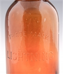 1/2 GALLON LIGHTNING FRUIT JAR WITH LID