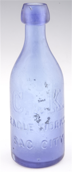 BLUE C & K EAGLE WORKS SAC. CITY BOTTLE