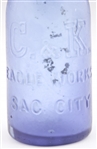 BLUE C & K EAGLE WORKS SAC. CITY BOTTLE