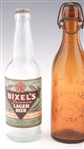 LATE 19TH/EARLY 20TH C. BEER BOTTLES - LOT OF 3