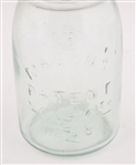 MASON AND GEM FRUIT JARS WITH LIDS - LOT OF 2