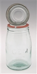 MASON AND GEM FRUIT JARS WITH LIDS - LOT OF 2