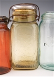 LATE 19TH/EARLY 20TH C. GLASS JARS - LOT OF 5