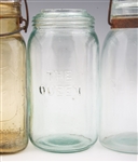 LATE 19TH/EARLY 20TH C. GLASS JARS - LOT OF 5