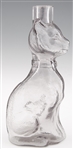 FIGURAL GLASS BOTTLES - LOT OF 3