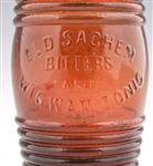OLD SACHEM BITTERS AND WIGWAM TONIC BOTTLE