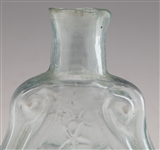VIOLIN SCROLL AND STAR FLASKS - LOT OF 2