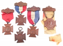 GRAND ARMY OF THE REPUBLIC WOMANS RELIEF CORPS BADGES