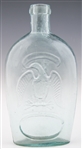 19TH C. GLASS BOTTLES AND FLASKS - LOT OF 4