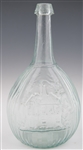 19TH C. GLASS BOTTLES AND FLASKS - LOT OF 4