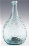 19TH C. GLASS BOTTLES AND FLASKS - LOT OF 4