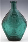 FIGURAL GLASS BOTTLES AND FLASKS - LOT OF 4