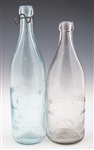 CHAS. WILSON & R.S. DUNLOP CANADIAN BOTTLES - LOT OF 2