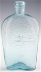 19TH C. AMERICAN GLASS FLASKS - LOT OF 3