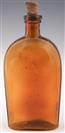 19TH C. AMERICAN GLASS FLASKS - LOT OF 3
