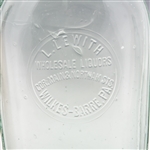 19TH C. AMERICAN GLASS FLASKS - LOT OF 3