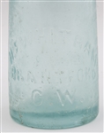 LATE 19TH CENTURY H.F. WHITHAM GLASS BOTTLES - LOT OF 2