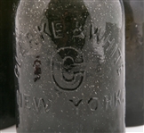 19TH C. GLASS BOTTLES - LOT OF 4