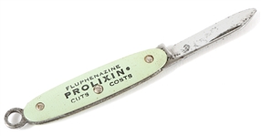 1970s SQUIBB PHARMACEUTICAL PROLIXIN PROMO POCKETKNIFE