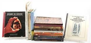 NATIVE AMERICAN ARTIFACT REFERENCE ID BOOKS - LOT OF 15