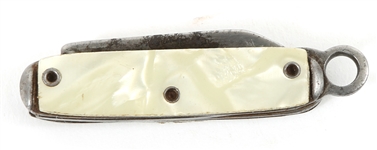 1960s DISNEYLAND FAUX MOTHER OF PEARL MINI POCKETKNIFE