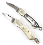 MINIATURE GERMAN FIGURAL CLASPED HANDS POCKETKNIVES