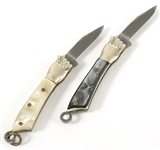 MINIATURE GERMAN FIGURAL CLASPED HANDS POCKETKNIVES