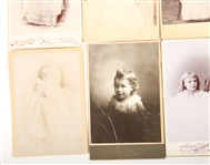 LATE 19TH C. CABINET CARDS OF CHILDREN - LOT OF 12
