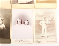 LATE 19TH C. CABINET CARDS OF CHILDREN - LOT OF 12