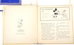 DISNEY MAGAZINE, BOOK AND LITHOGRAPHS - LOT OF 4