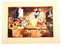 DISNEY MAGAZINE, BOOK AND LITHOGRAPHS - LOT OF 4