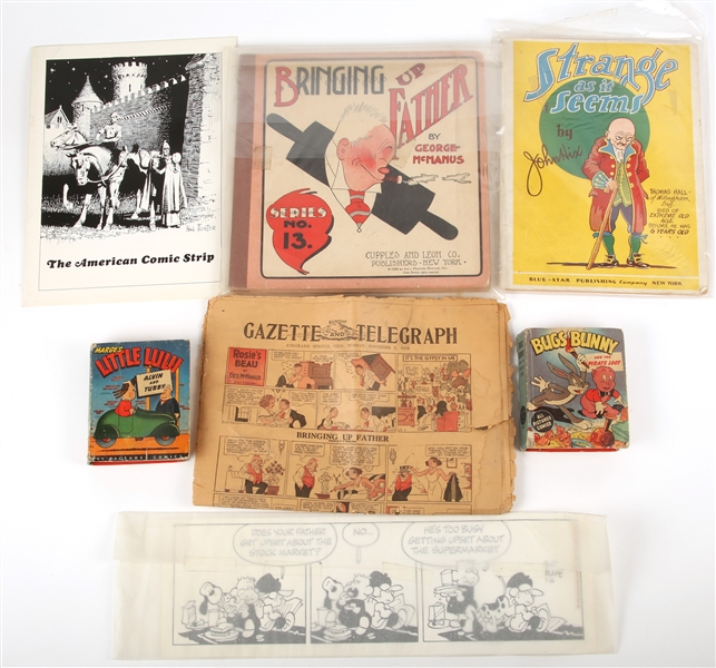 COMIC STRIP COLLECTIBLES - LOT OF 8