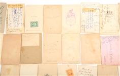 CARTES DE VISITE PORTRAITS OF MEN - LOT OF 38