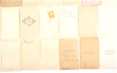 CARTES DE VISITE PORTRAITS OF MEN - LOT OF 38